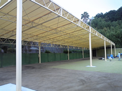 大型固定式テント（駐車、倉庫）